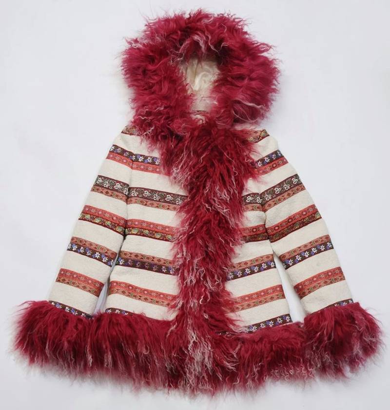 Kapuzen Wolle Mantel Jacke Mit Fell Und Multifunktionsleiste Trim Viskose Futter Größe M | Uk 10-12 Kapuzen Wolle Mantel Jacke Mit Fell Und Multifunktionsleiste Trim Viskose Futter Größe M | Uk 10-12 von RAZUMIKHINAworld