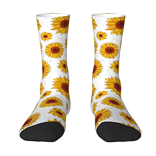 RBAZYFXUJ Socken, frische Sonnenblume, Sportsocken für Damen und Herren, siehe abbildung, One size von RBAZYFXUJ