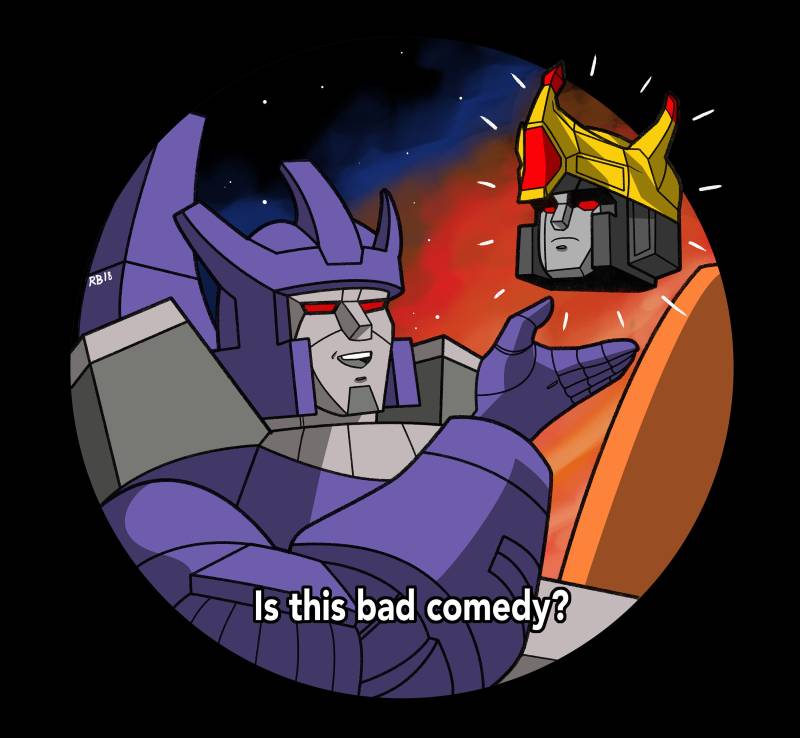 Bad Comedy T-Shirt von RBIllustrations