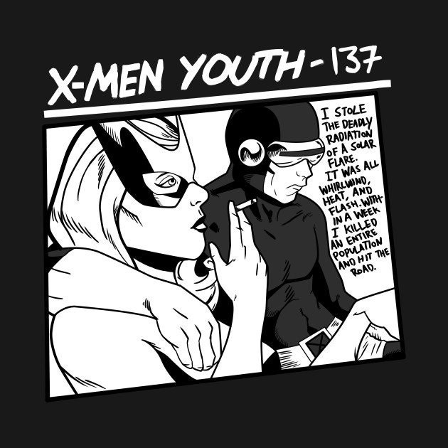 x-Men Jugend T-Shirt | Schwarz von RBIllustrations