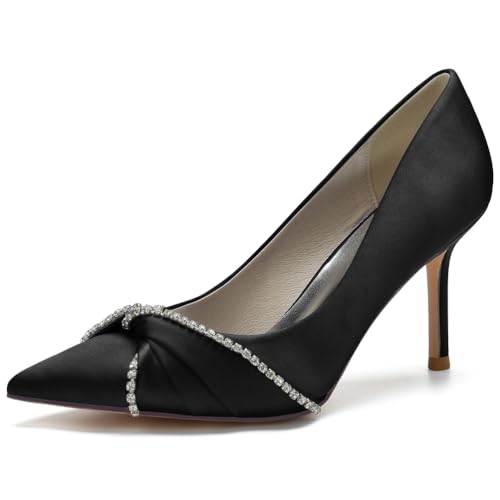 RBQIZVW Damen Court Schuhe High Heels Low Kätzchen Fersenschuhe Damen Komfort Plus großer Hochzeit Abendparty Klassische Arbeitsschuhe,Schwarz,43 RBQIZVW Damen Court Schuhe High Heels Low Kätzchen Fersenschuhe Damen Komfort Plus großer Hochzeit Abendparty Klassische Arbeitsschuhe,Schwarz,43 von RBQIZVW