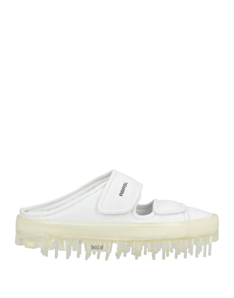 RBRSL RUBBER SOUL Mules & Clogs Damen Weiß von RBRSL RUBBER SOUL