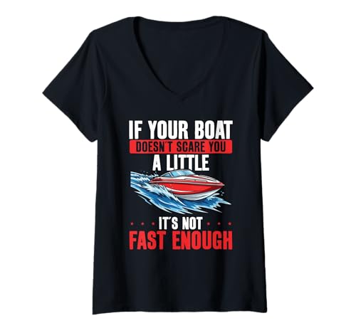 Damen RC Captain of RC Boot Fernbedienung Modell Captain T-Shirt mit V-Ausschnitt Damen RC Captain of RC Boot Fernbedienung Modell Captain T-Shirt mit V-Ausschnitt von RC Boat Accessories for RC Model Captain