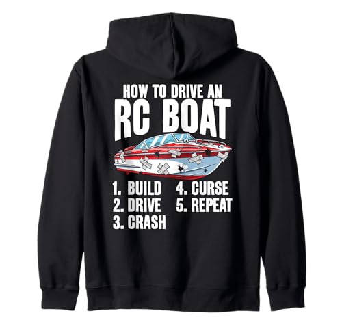 Wie man ein RC-Boot fährt Lustiges RC-Modelldesign für RC Captain Kapuzenjacke Wie man ein RC-Boot fährt Lustiges RC-Modelldesign für RC Captain Kapuzenjacke von RC Boat Accessories for RC Model Captain