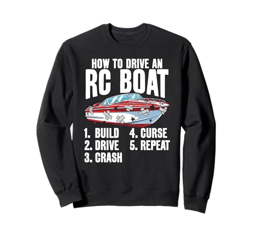 Wie man ein RC-Boot fährt Lustiges RC-Modelldesign für RC Captain Sweatshirt Wie man ein RC-Boot fährt Lustiges RC-Modelldesign für RC Captain Sweatshirt von RC Boat Accessories for RC Model Captain