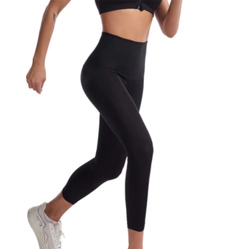 RCBHSD Damen Sauna Gewichtsverlust Hosen Sporthose Abnehmen Sweat Schwitzhose Bauchkontrolle Oberschenkel Shaper (Size:XS) von RCBHSD