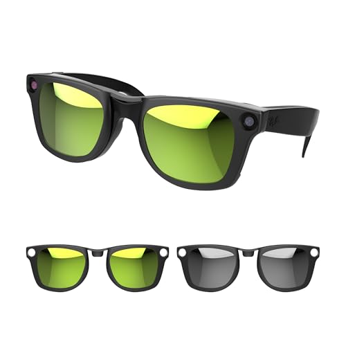 RCstyle Compatible With Ray-Ban Meta Wayfarer(Standard) Smart Glasses Color Changing Clip Set for Man and Woman 50-22 Size M von RCstyle