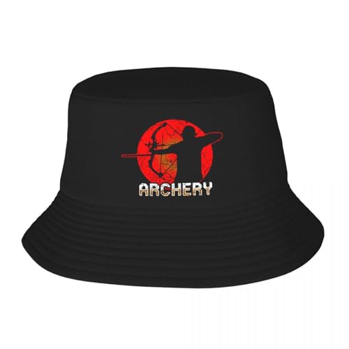 RDCGRS Unisex Custom Unisex Archery Archer Bucket Hat Travel Beach Hunting Sport Summer Camping von RDCGRS