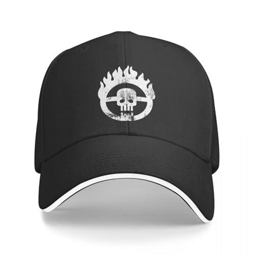 RDCGRS Unisex Mad Max Skull Trucker Cap Mode Vielseitige Baseballkappe Verstellbare von RDCGRS