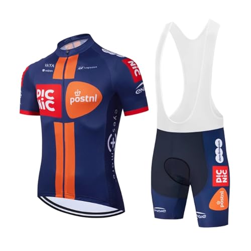 RDCYCLIST 2025 Pro Team Radsporttrikot-Set für Männer, atmungsaktives MTB-Rennradtrikot Paddad Bib Short Trikots (S) von RDCYCLIST
