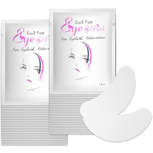 RDNKVB Augenpads für Wimpernverlängerung Wimpern Pads Färben Wimpernlifting Eye Gel Patch for Eyelash Extensions 50Paar von RDNKVB