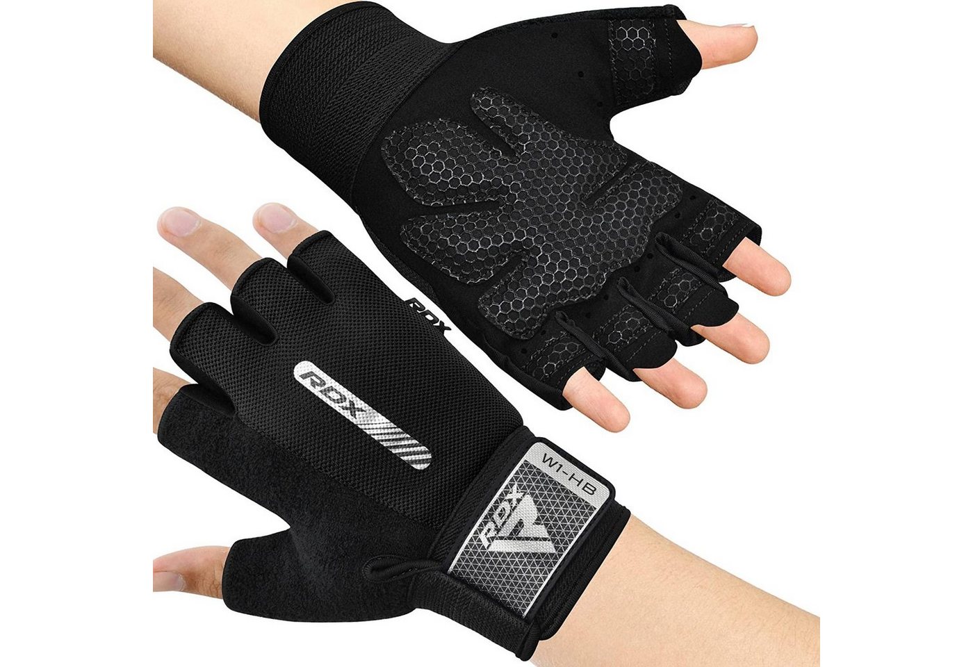 RDX Trainingshandschuhe RDX Fitness Handschuhe Frauen Männer Anti-Rutsch Workout Handschuhe von RDX