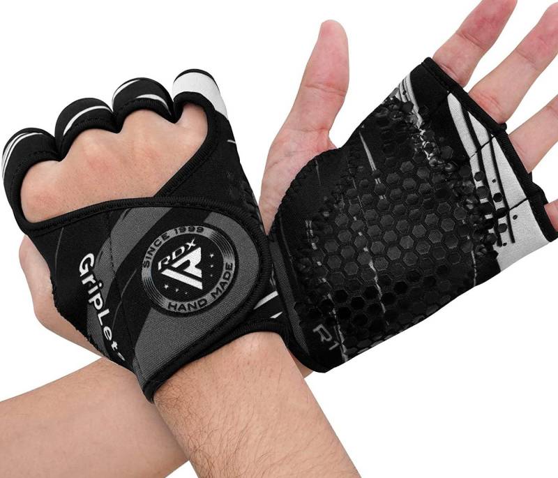RDX Trainingshandschuhe RDX Fitness Handschuhe Grip Pads Grip Pads Männer Frauen Gewichtheben von RDX