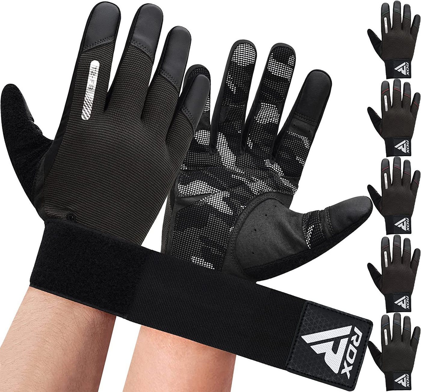 RDX Trainingshandschuhe RDX Fitness Handschuhe voller Finger Frauen Männer Touchscreen langen von RDX