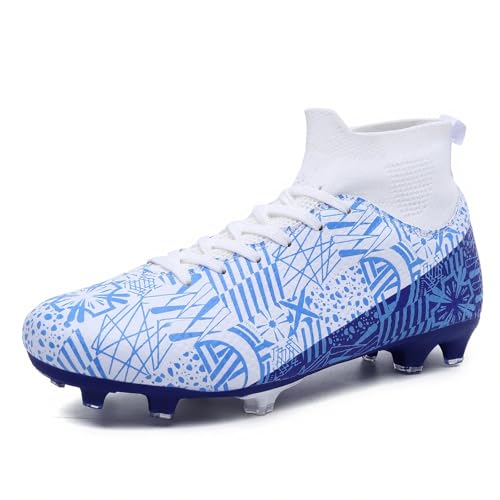 Madame Herren Fußball High Top Spike Kunstrasen Fussballschuhe Turf Football Boots Professionelle Fußball Stiefel von RDYLBU