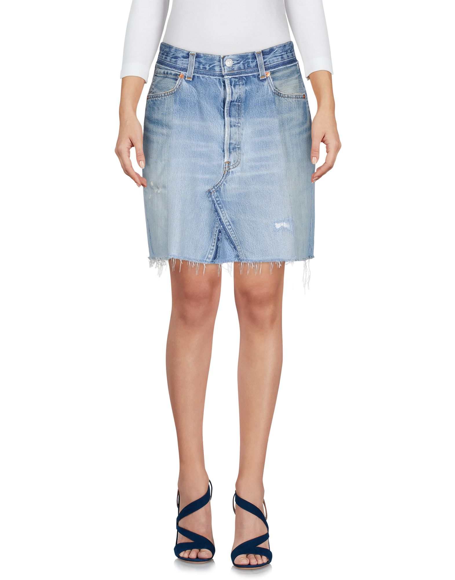 RE/DONE with LEVI'S Jeansrock Damen Blau RE/DONE with LEVI'S Jeansrock Damen Blau von RE/DONE with LEVI'S
