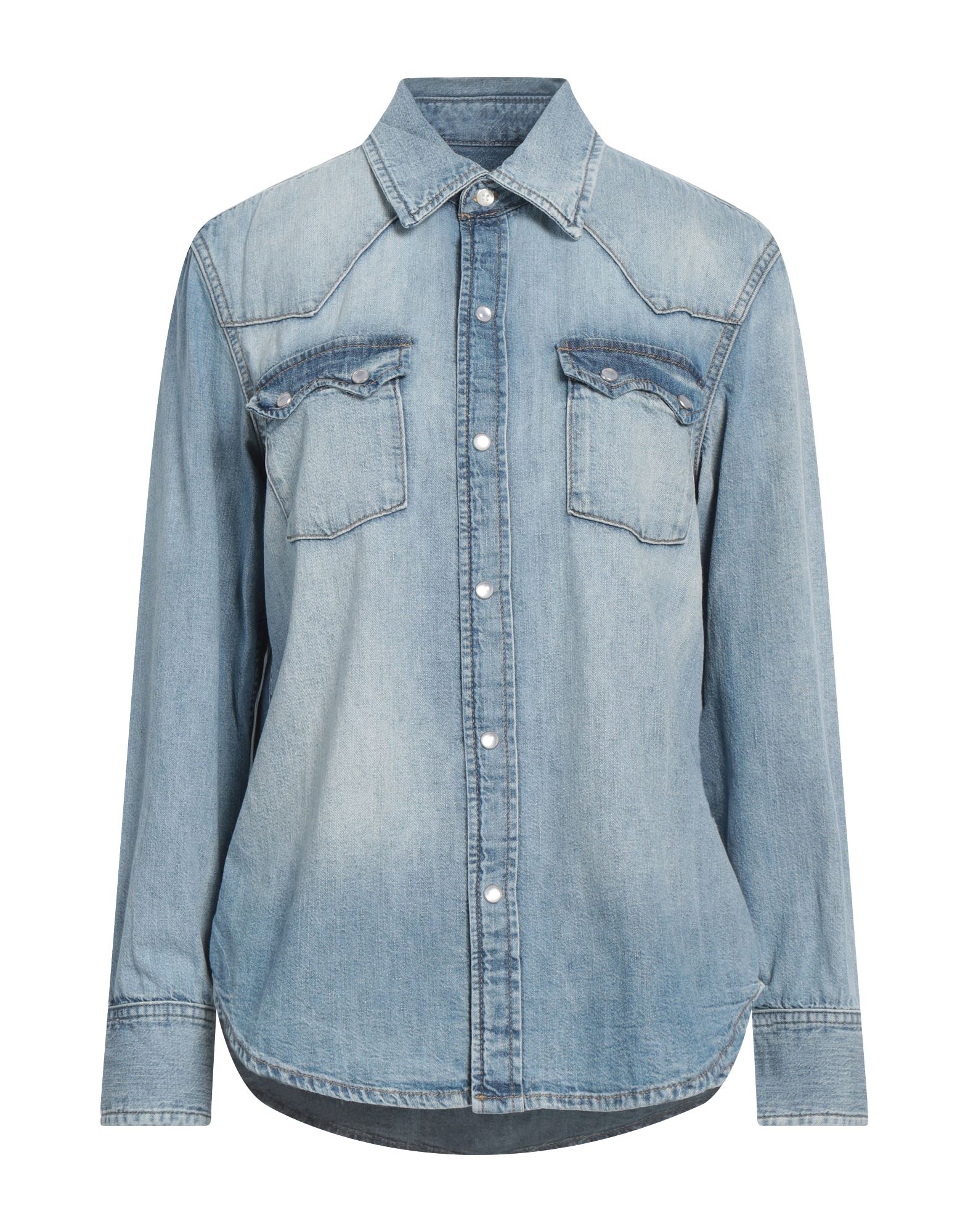 RE/DONE Jeanshemd Damen Blau von RE/DONE