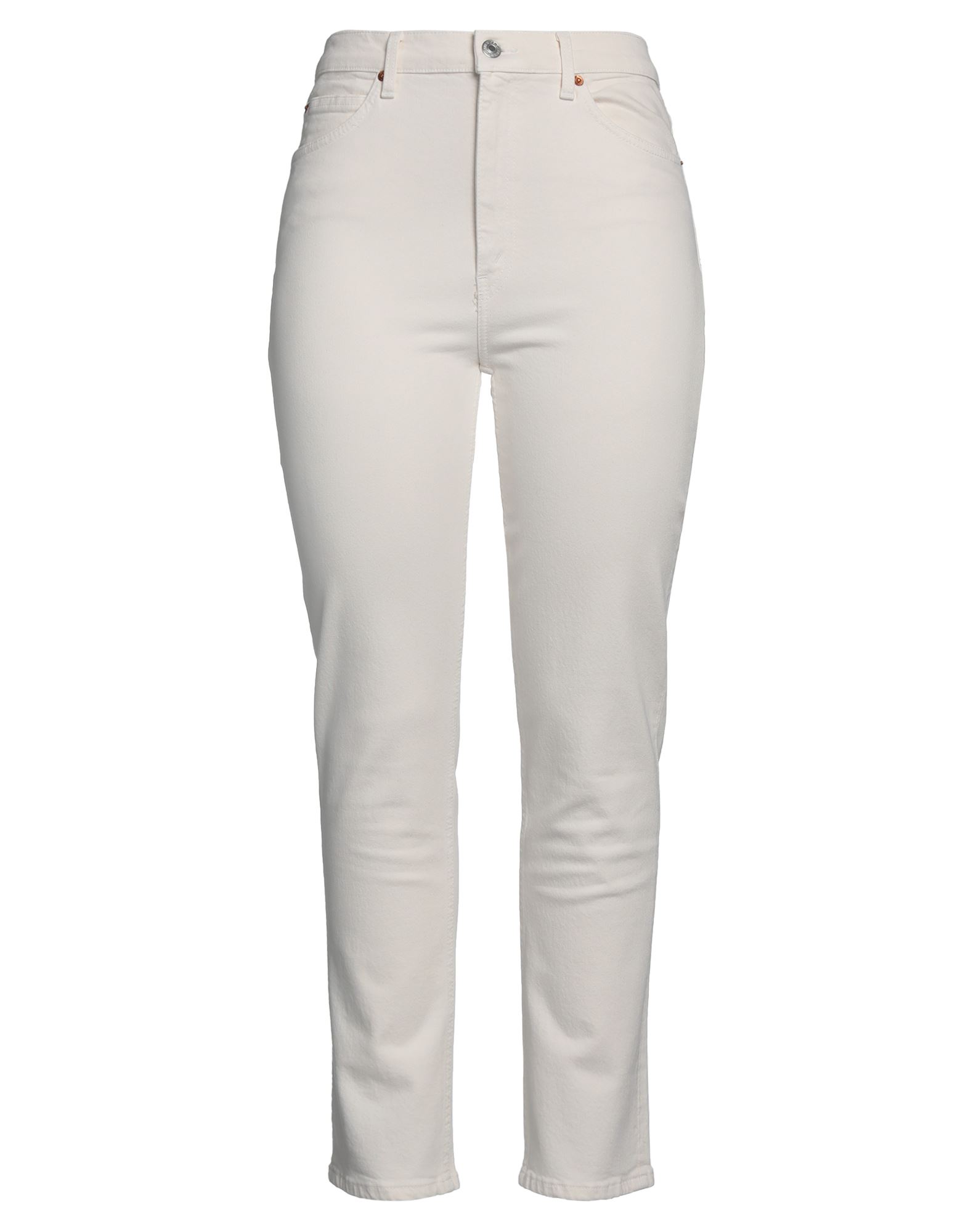 RE/DONE Jeanshose Damen Elfenbein RE/DONE Jeanshose Damen Elfenbein von RE/DONE