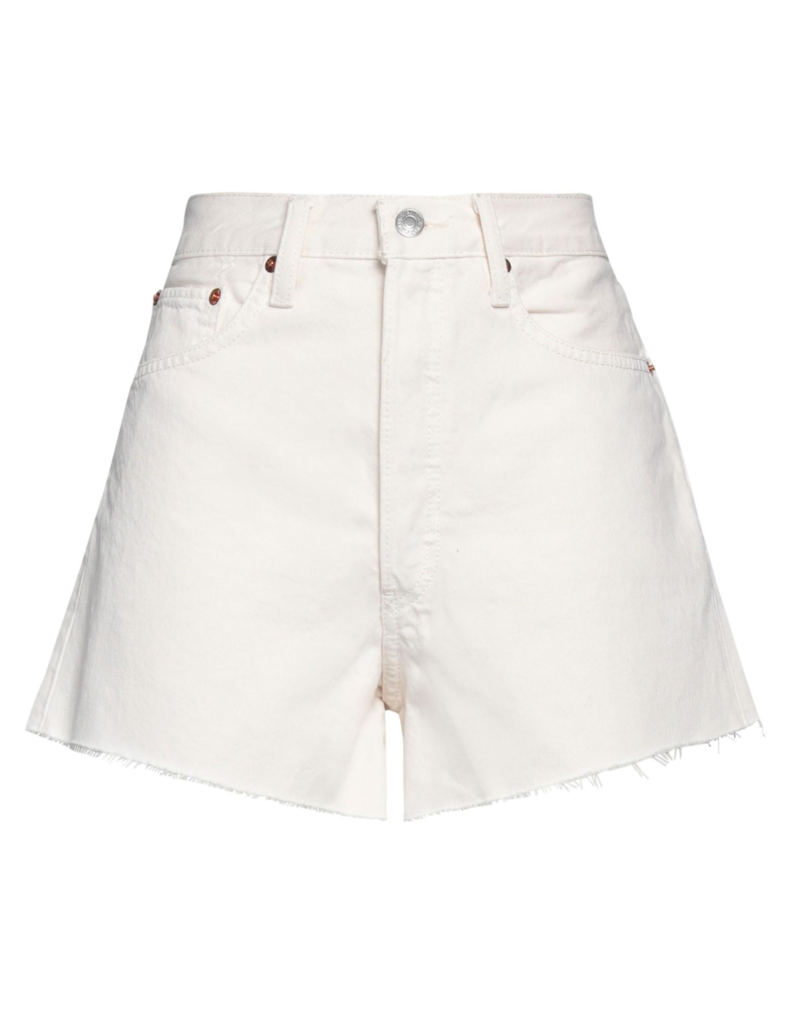 RE/DONE Jeansshorts Damen Elfenbein von RE/DONE