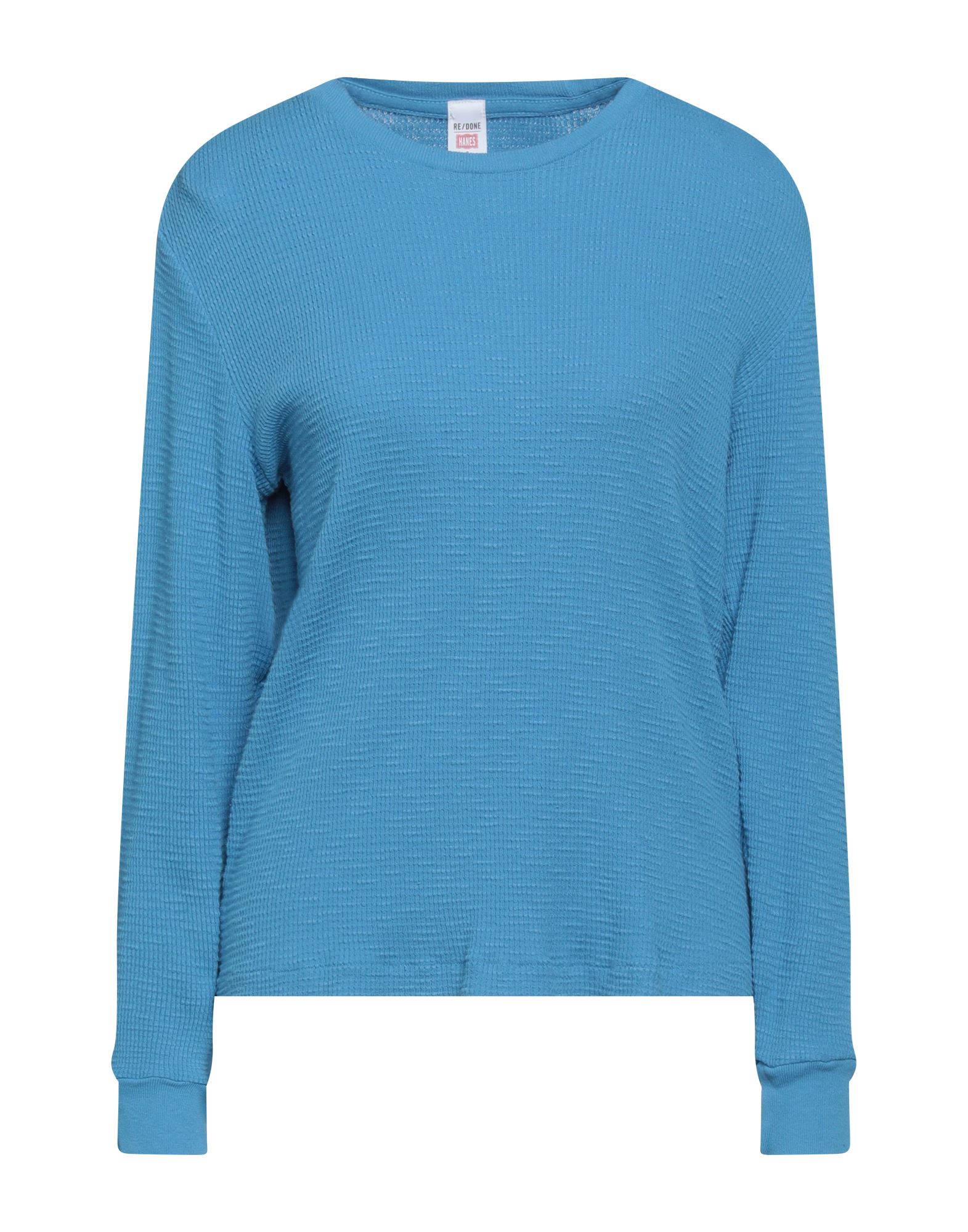 RE/DONE Pullover Damen Azurblau von RE/DONE