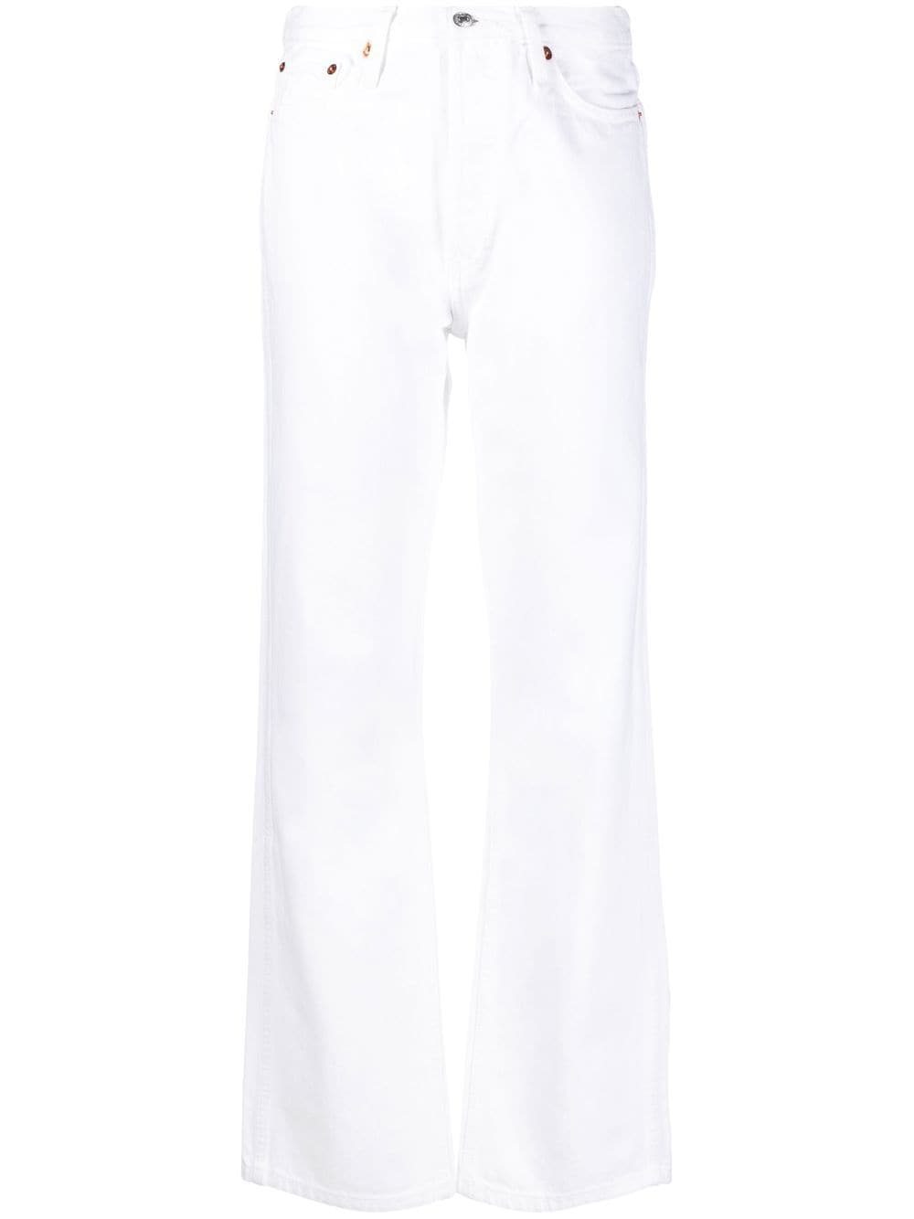 RE/DONE Jeans mit hohem Bund - Weiß von RE/DONE