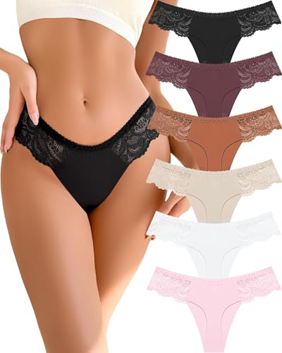 READY TO LOVE String Tanga Damen Spitze Nahtlose Unterhosen Sexy Unterwäsche Frauen Seamless Invisible Lace Slips Set Underwear Women Nahtlos Damen Slips Mehrpack Thong Pantys 6 Pack READY TO LOVE String Tanga Damen Spitze Nahtlose Unterhosen Sexy Unterwäsche Frauen Seamless Invisible Lace Slips Set Underwear Women Nahtlos Damen Slips Mehrpack Thong Pantys 6 Pack von READY TO LOVE
