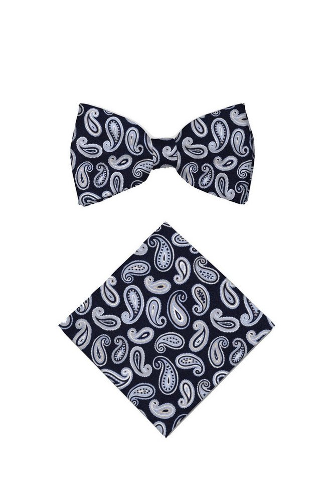 REAL GUYS by J.PLOENES Fliege (2-St) Schleife und Einstecktuch aus reiner Seide von REAL GUYS by J.PLOENES