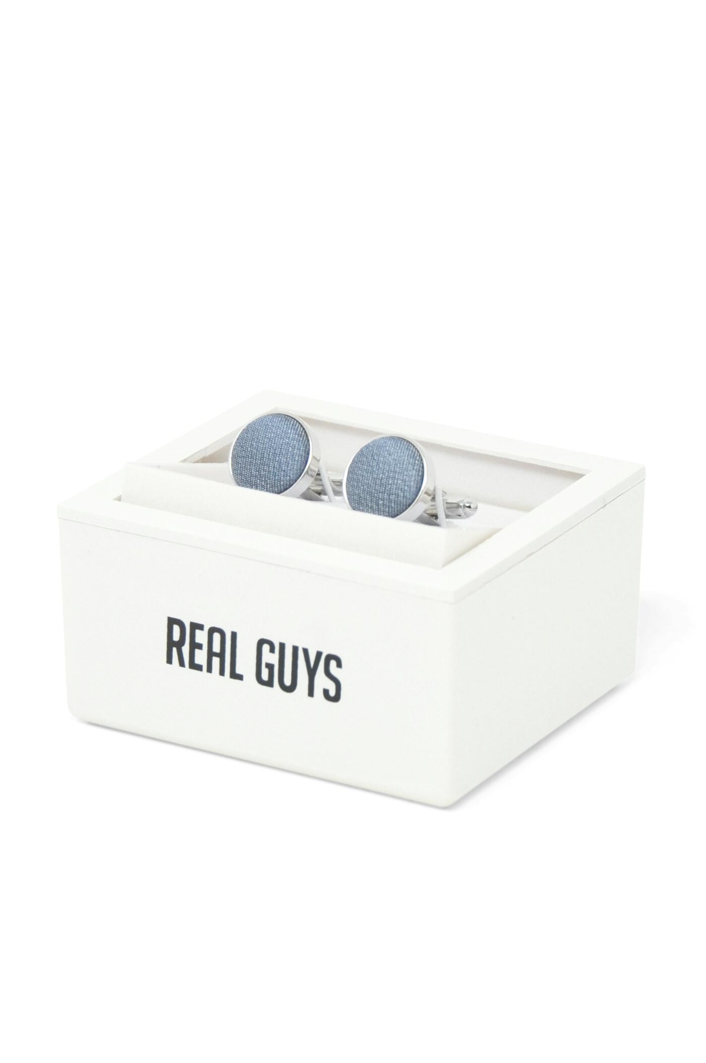 REAL GUYS by J.PLOENES - Manschettenknöpfe in Box blau - Gr. - OS von REAL GUYS by J.PLOENES