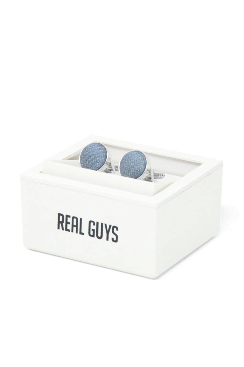 REAL GUYS by J.PLOENES - Manschettenknöpfe in Box blau - Gr. - OS von REAL GUYS by J.PLOENES