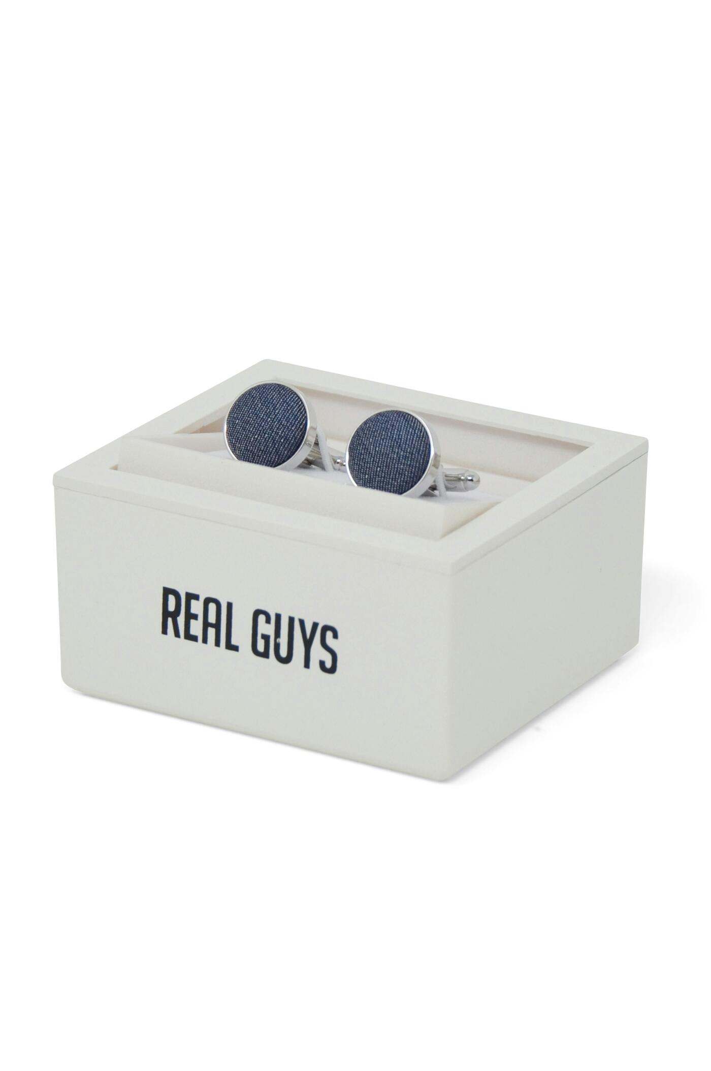 REAL GUYS by J.PLOENES - Manschettenknöpfe in Box marine - Gr. - OS von REAL GUYS by J.PLOENES