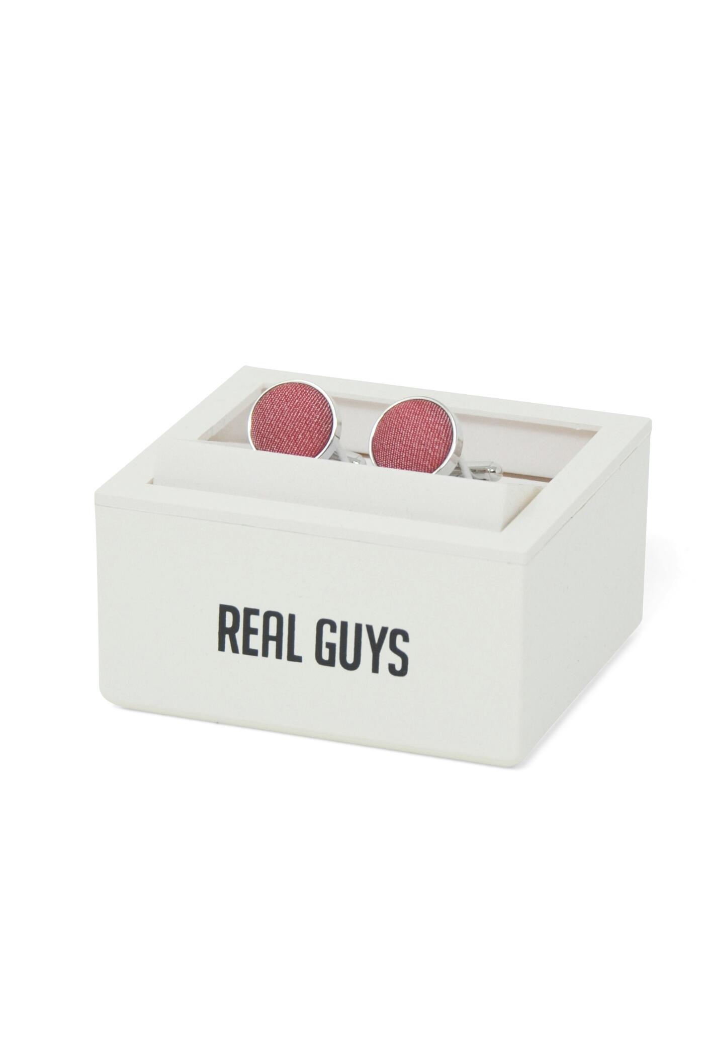 REAL GUYS by J.PLOENES - Manschettenknöpfe in Box rot - Gr. - OS von REAL GUYS by J.PLOENES