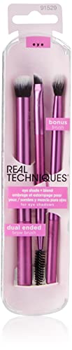 Real Techniques Augen-Make-up-Set – Eye Shade + Blend – weiche Borsten und konische Form – zum Auftragen und Verblenden von Lidschatten – ideal für einen perfekten Look von REAL TECHNIQUES