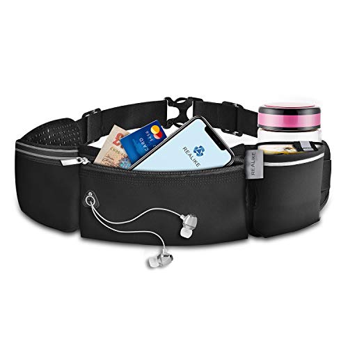 REALIKE Sport Trinkgürtel Mit Wasserflaschenhalter Bauchtasche Gürteltasche Hüfttasche Geeignet für Männer & Frauen Running Waistpacks für Outdoors Fitness Radfahren Wandern Walking fit iPhone XR Max REALIKE Sport Trinkgürtel Mit Wasserflaschenhalter Bauchtasche Gürteltasche Hüfttasche Geeignet für Männer & Frauen Running Waistpacks für Outdoors Fitness Radfahren Wandern Walking fit iPhone XR Max von REALIKE