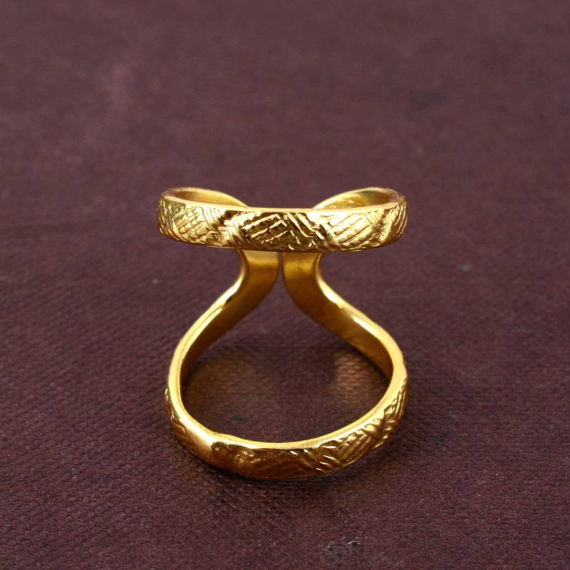 Messingknöchel Ring Verstellbar Arthritis & Eds Fingerschiene von REALJEWELRYJAIPUR