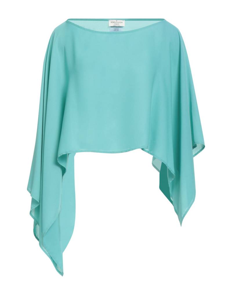 REBEL QUEEN by LIU •JO Cape Damen Tūrkis von REBEL QUEEN by LIU •JO