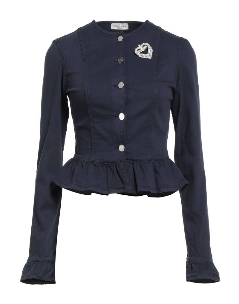 REBEL QUEEN by LIU •JO Jacke & Anorak Damen Marineblau von REBEL QUEEN by LIU •JO
