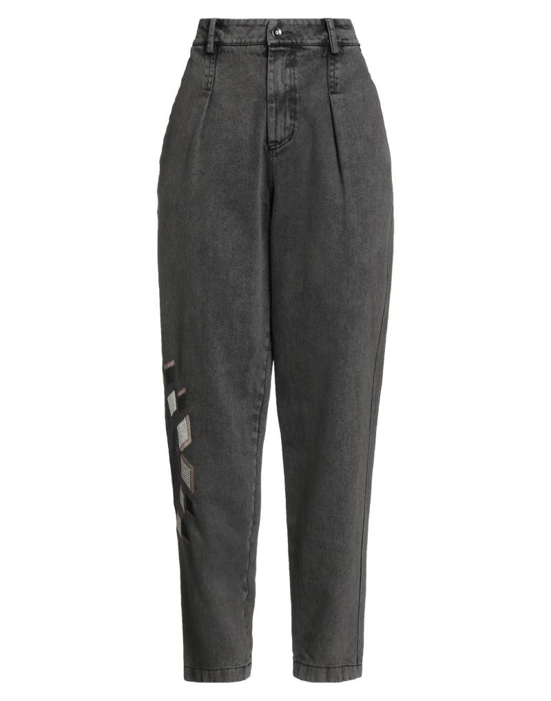 REBEL QUEEN by LIU •JO Jeanshose Damen Grau von REBEL QUEEN by LIU •JO