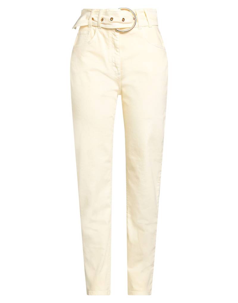 REBEL QUEEN by LIU •JO Jeanshose Damen Pastellgelb von REBEL QUEEN by LIU •JO