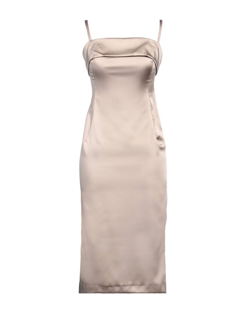 REBEL QUEEN by LIU •JO Midi-kleid Damen Maulwurfsgrau von REBEL QUEEN by LIU •JO