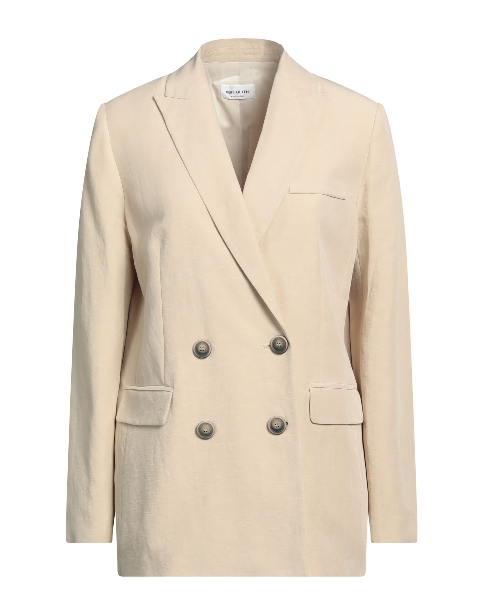 REBEL QUEEN Blazer Damen Beige von REBEL QUEEN