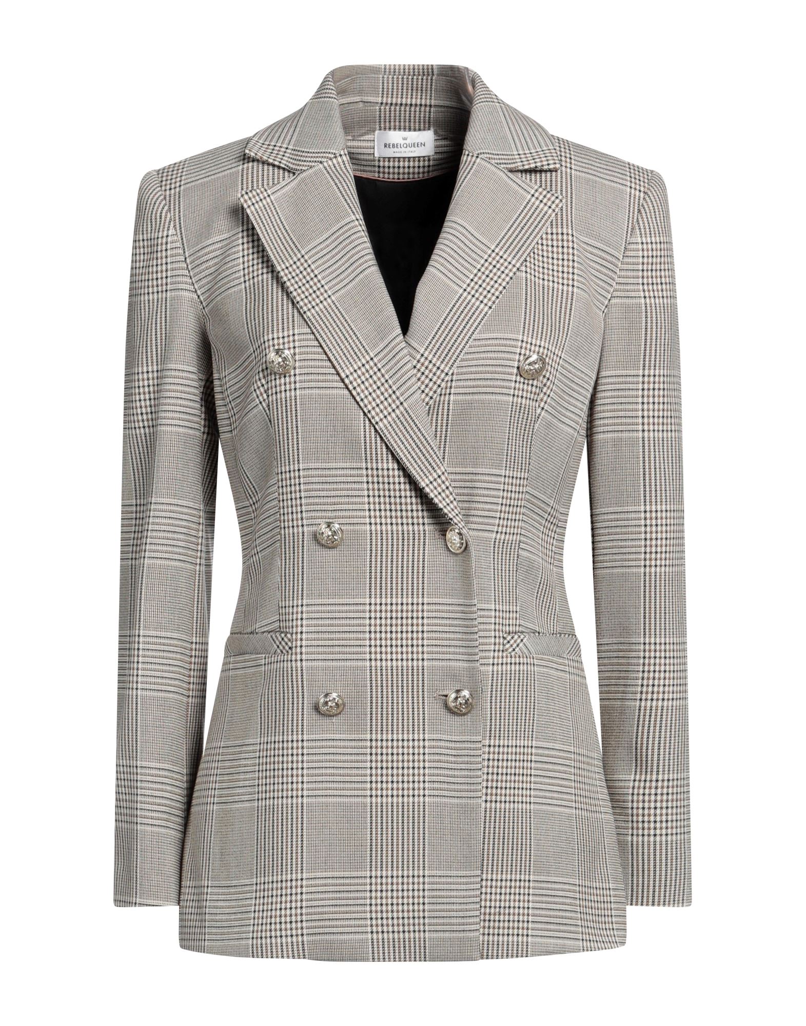 REBEL QUEEN Blazer Damen Beige von REBEL QUEEN