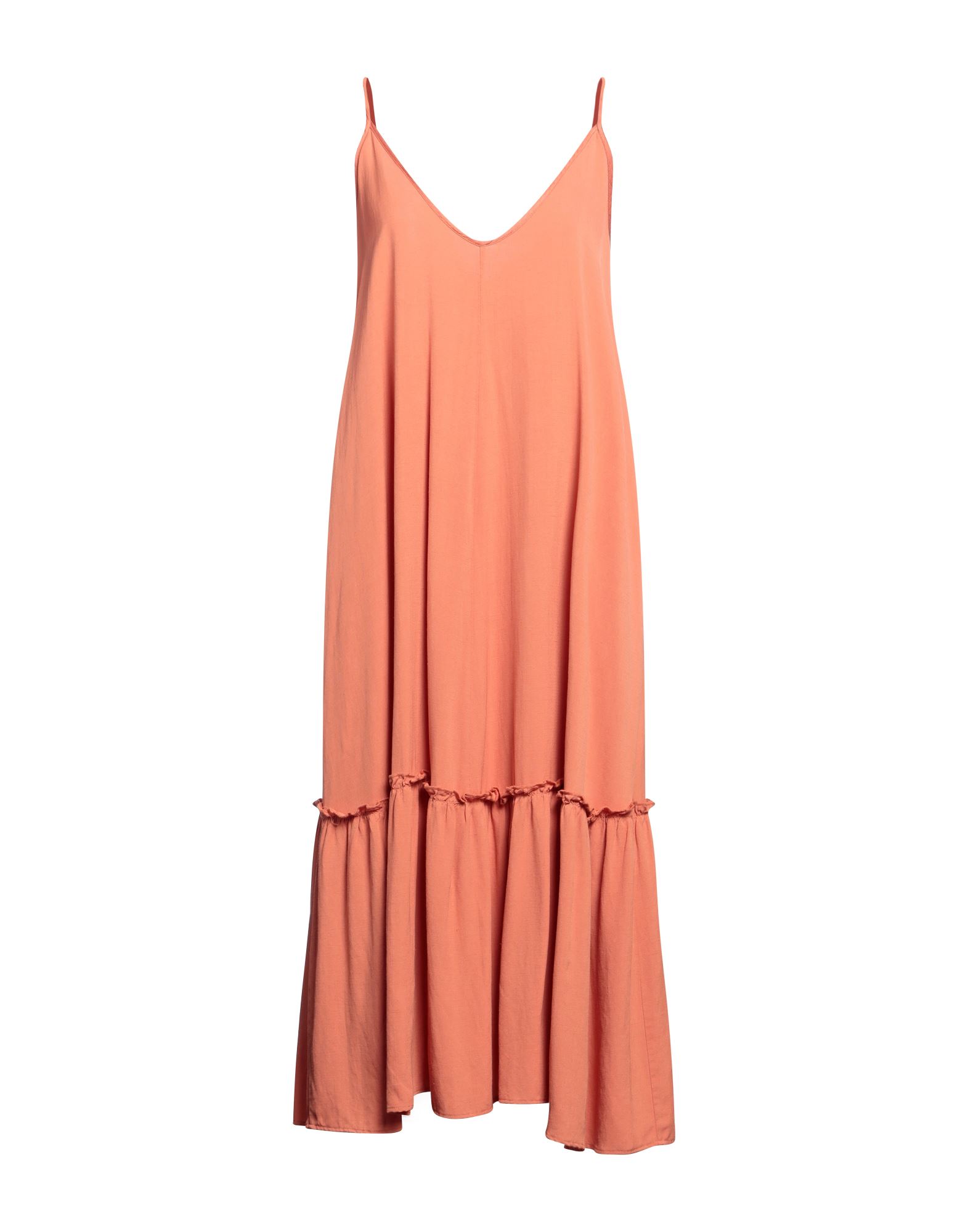 REBEL QUEEN Midi-kleid Damen Orange von REBEL QUEEN