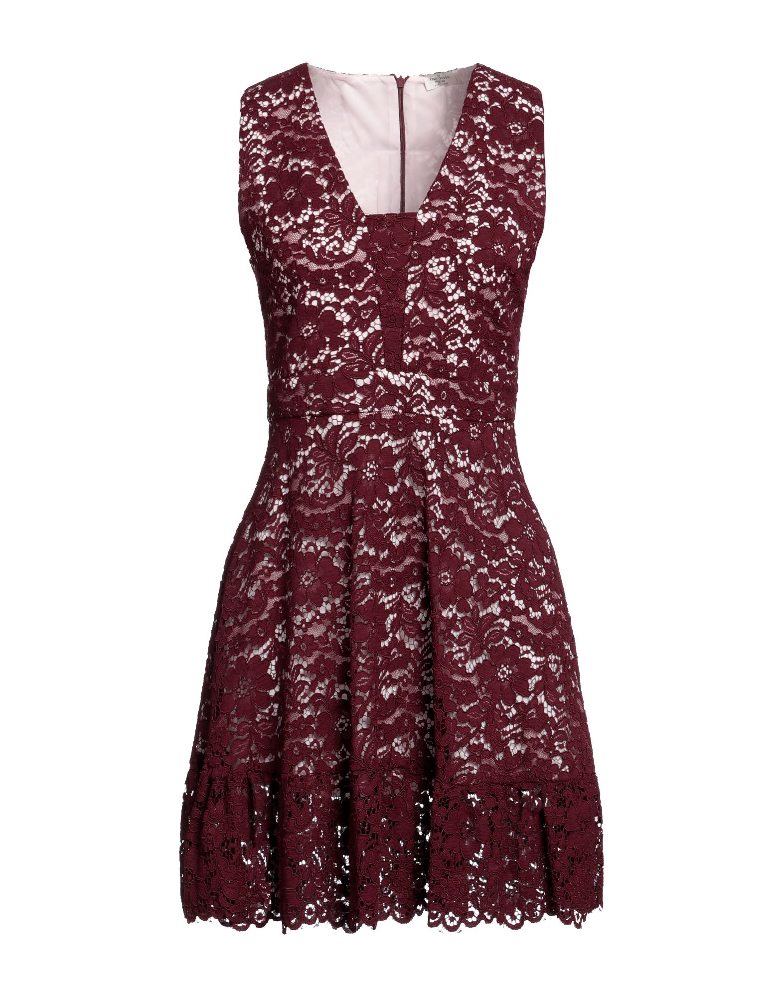 REBEL QUEEN Mini-kleid Damen Bordeaux von REBEL QUEEN