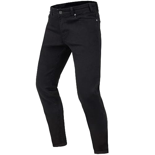 REBELHORN Classic III MotorradJeans Herren | Aramidfaser Futter | SAS-TEC Knie und Hüftprotektoren | Skinny Fit von REBELHORN