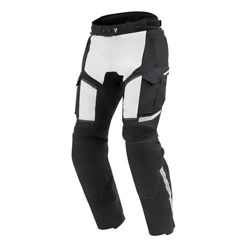 REBELHORN Cubby V Motorradhose Herren | Textil | Knie und Hüftprotektoren Stufe 2 | HydraShield Membran und Thermofutter | Große Belüftungspaneele von REBELHORN