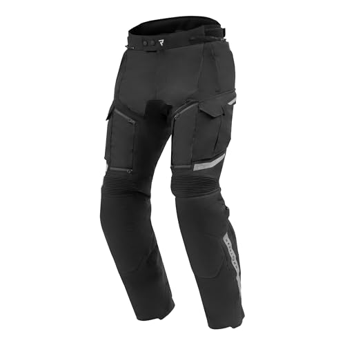 REBELHORN Cubby V Motorradhose Herren | Textil | Knie und Hüftprotektoren Stufe 2 | HydraShield Membran und Thermofutter | Große Belüftungspaneele von REBELHORN