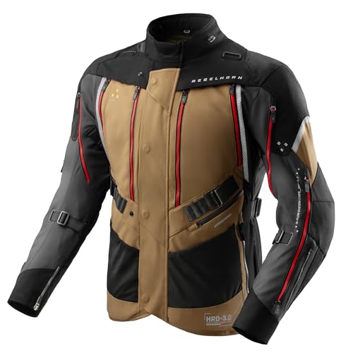 REBELHORN Hardy 3.0 Motorradjacke Herren | Textil | Ellbogen, Schulter und Rückenprotektor Stufe 2 | HydraShield PRO In&Out Membran | Belüftungspaneele | Isolierweste REBELHORN Hardy 3.0 Motorradjacke Herren | Textil | Ellbogen, Schulter und Rückenprotektor Stufe 2 | HydraShield PRO In&Out Membran | Belüftungspaneele | Isolierweste von REBELHORN