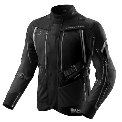 REBELHORN Hardy 3.0 Motorradjacke Herren | Textil | Ellbogen, Schulter und Rückenprotektor Stufe 2 | HydraShield PRO In&Out Membran | Belüftungspaneele | Isolierweste REBELHORN Hardy 3.0 Motorradjacke Herren | Textil | Ellbogen, Schulter und Rückenprotektor Stufe 2 | HydraShield PRO In&Out Membran | Belüftungspaneele | Isolierweste von REBELHORN