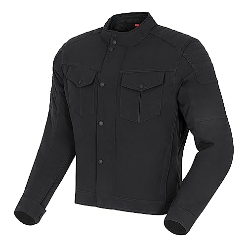 REBELHORN Hunter Motorradjacke Herren | Textil | Ellbogen und Schulterprotektoren Stufe 2 | Thermofutter mit Integrierter Wasserdichter und Atmungsaktiver Membran von REBELHORN