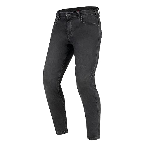 REBELHORN Nomad Motorradjeans Herren | Armalith Denim | SAS-TEC Stufe 2 Knieprotektoren und Stufe 1 Hüftprotektoren | Steißbeinprotektor Tasche | Tapered Fit von REBELHORN